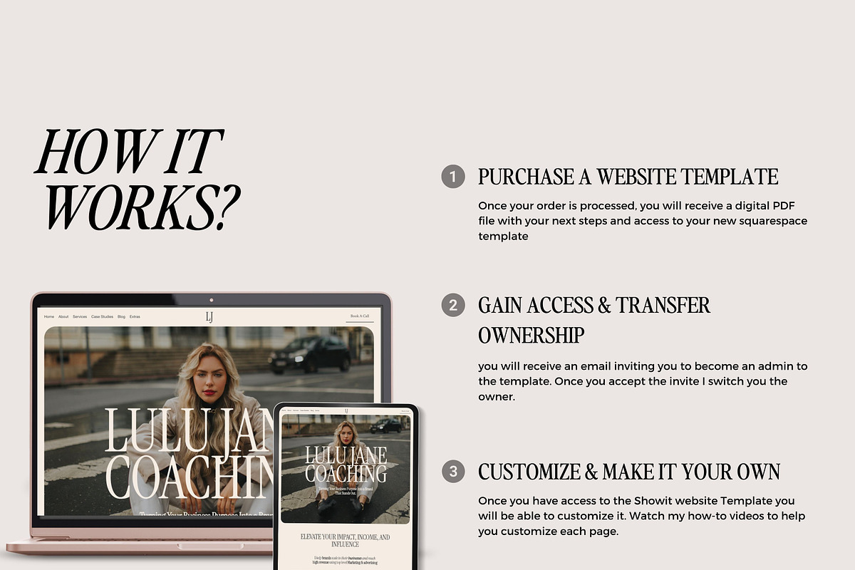 Squarespace Website | Lulu Jane, a Squarespace Template by thrivedigitally (Photo 9 of 10)