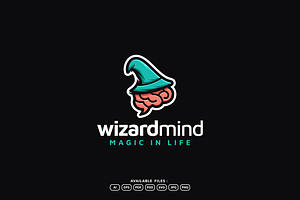 WIZARD MIND LOGO TEMPLATE