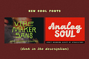 Highway Motel Retro Vibe Sans Script, a Script Font by Struvictory.art (Thumbnail 10 of 10)