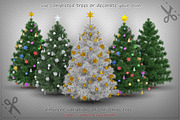 Christmas Tree and Toys mock-up set, an Object Graphic by stallfish's art store (Thumbnail 5 of 8)