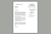 Designer Resume Template | 2 Piece, a Resume Template by Scribbled Napkin Design (Thumbnail 3 of 3)