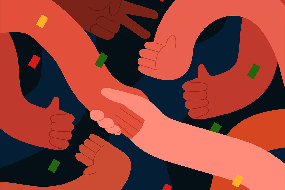 Flat Diversity Full Illustration, an Illustration by graphicook