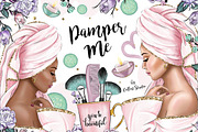 Spa Relax Pamper Clip art, Makeup, an Illustration by Collart Studio (Thumbnail 1 of 9)