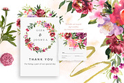 Watercolor flowers. Floral elements, a Decorative Illustration by Julycolor (Thumbnail 3 of 9)