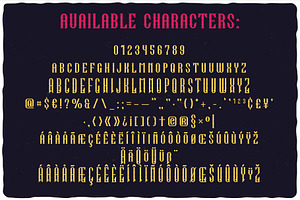 Tattoo Master Label Font