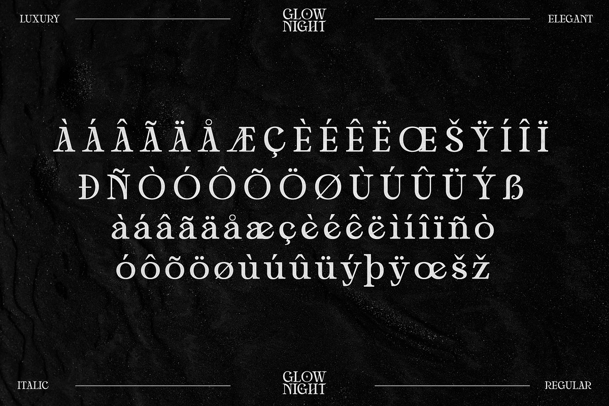 Glow Night Stylish Serif Font, a Serif Font by Storytype Studio (Photo 13 of 16)
