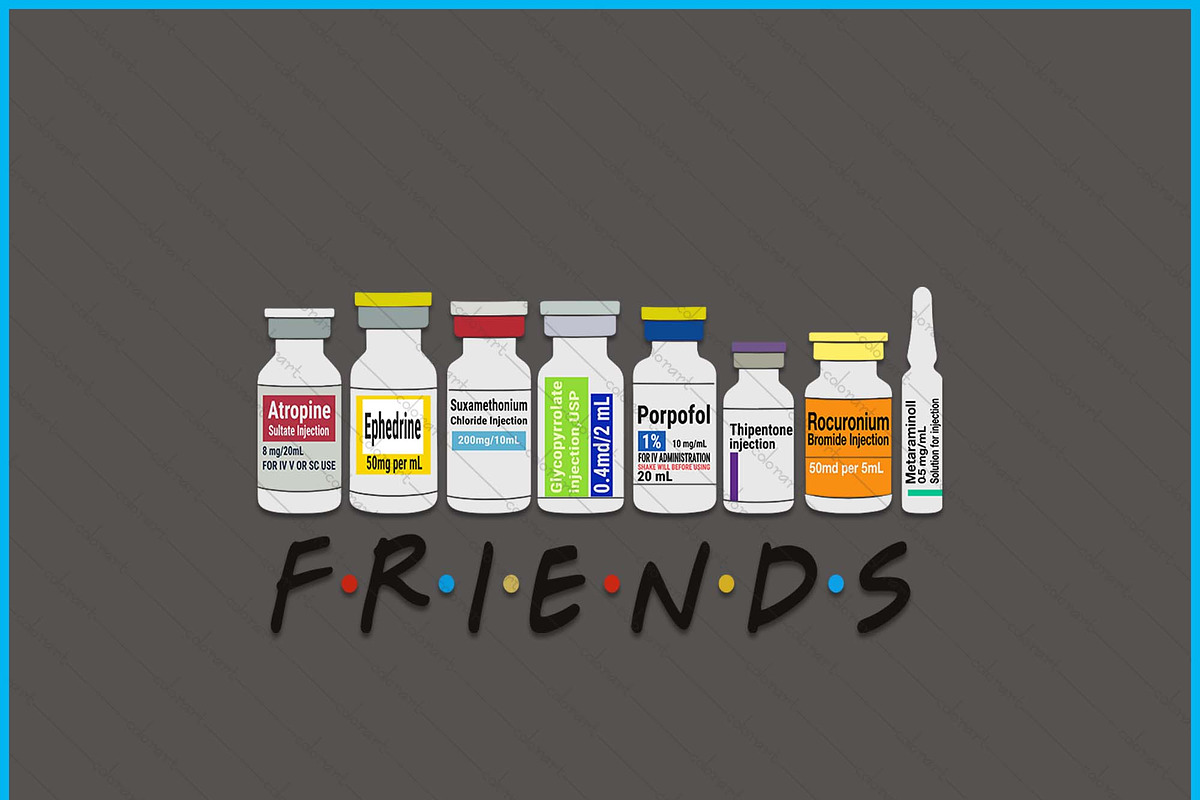 Nurse Friends Icu Propofol Crna Icu, a Graphic by Creativeusart (Photo 2 of 4)
