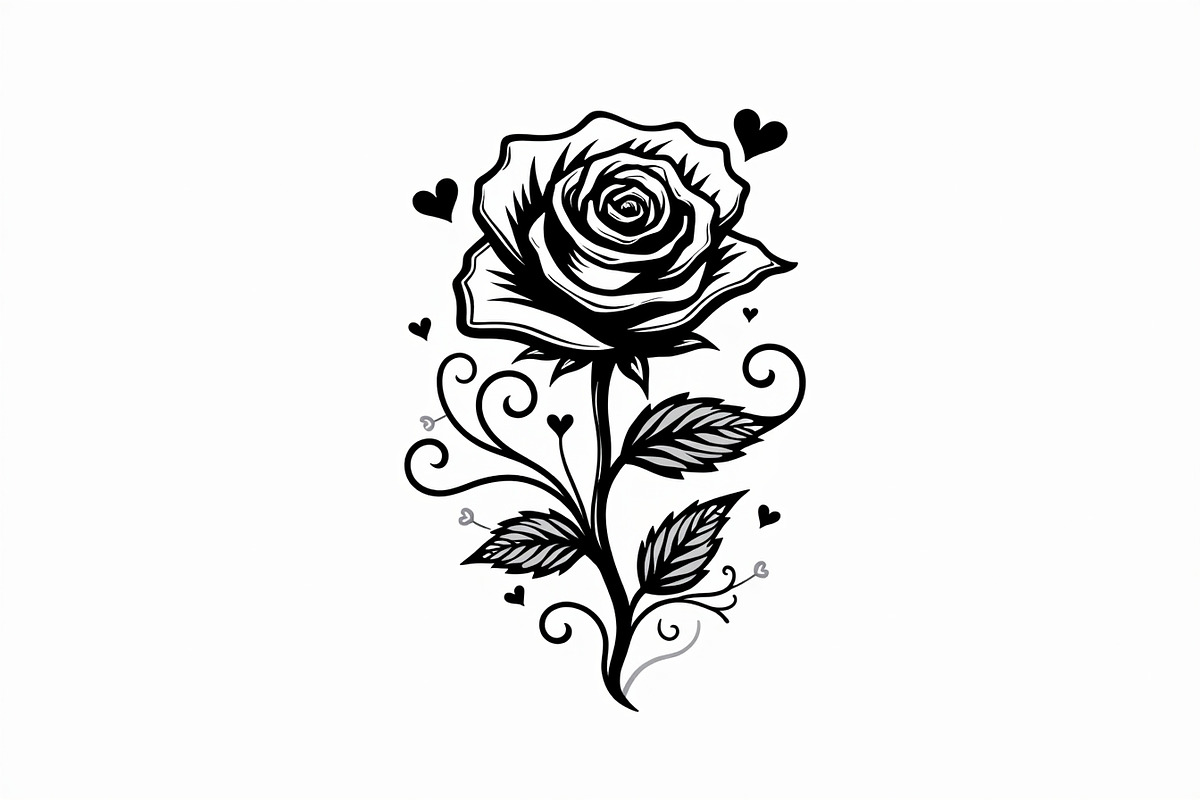 Romantic Rose Vector Pack, an Illustration by Designer_Momina (Photo 9 of 9)
