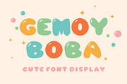 Gemoy Boba, a Font by Limited.studio (Thumbnail 1 of 7)