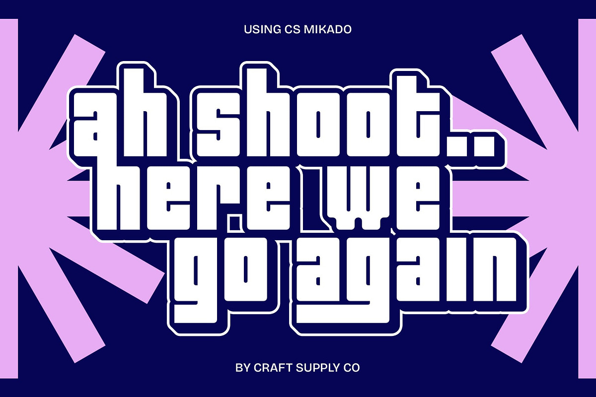 CS Mikado – Condensed Font, a Sans Serif Font by Craft Supply Co. (Photo 3 of 8)