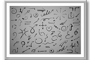 Set of arrows icons silhouettes, an Object Graphic by RODINA (Thumbnail 3 of 3)