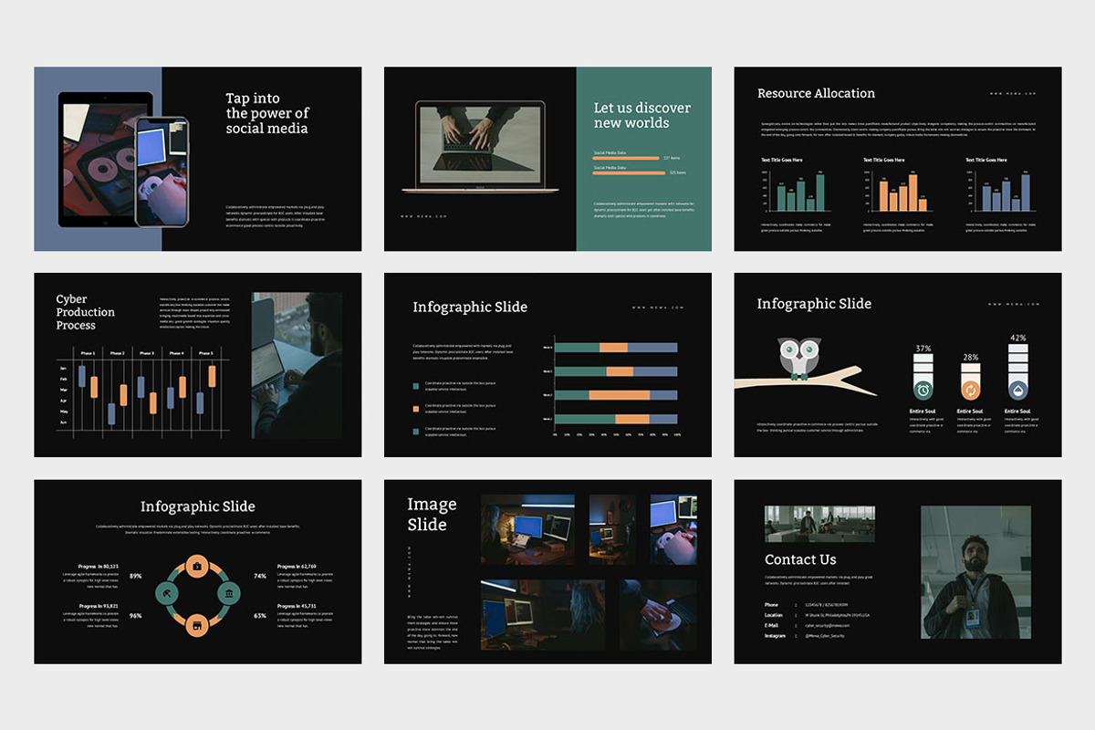 Mewa : Cyber Security Google Slides, a Presentation Template by Punkl Camp (Photo 8 of 9)