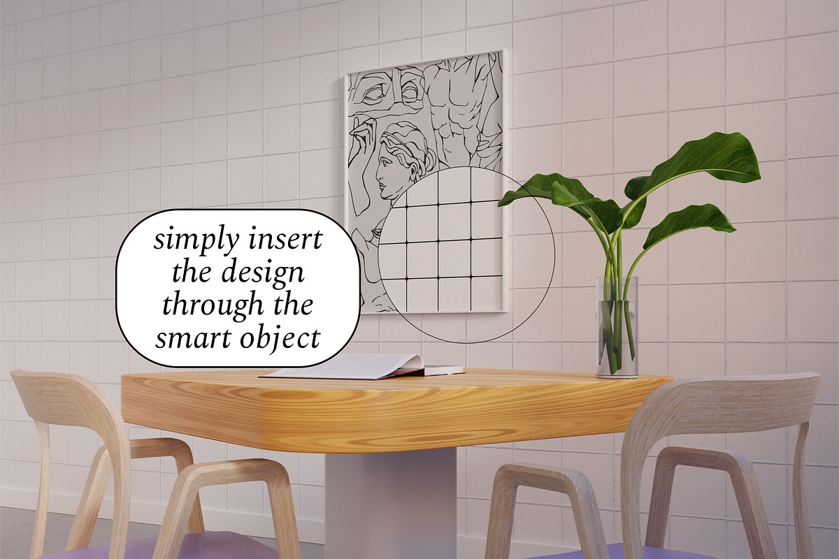 Poster Frame Mockups BELLA, a Print Template by Bonumo (Photo 6 of 11)