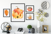 Harvest Thanksgiving fall clipart, a Decorative Illustration by Hanna Hryharenka (Thumbnail 17 of 20)