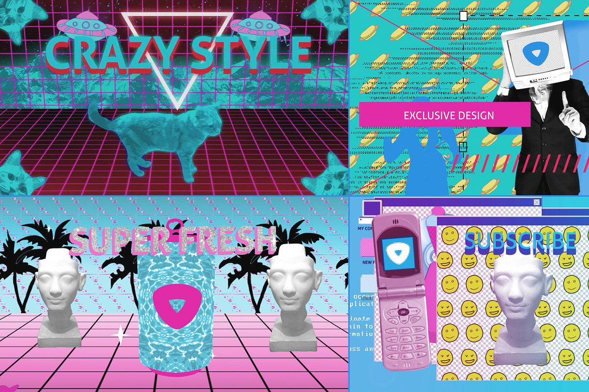 WebPunk for Premiere Pro, a Templates & Theme by FlashFXbox (Photo 1 of 2)