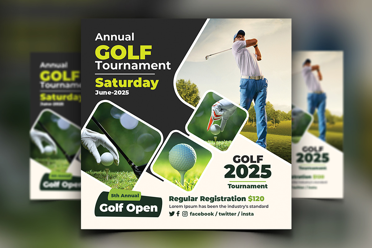 Golf Flyer, a Flyer Template by AfzaalGraphics (Photo 1 of 2)