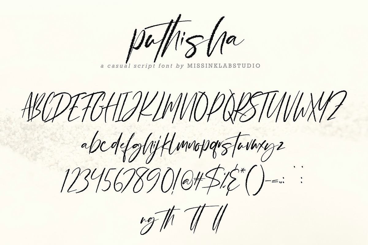 Puthisha Black Friday, a Script Font by pineungtype (Photo 9 of 9)