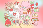 Love in Bloom - Valentine Cliparts, an Animal Illustration by Huxmay (Thumbnail 5 of 7)