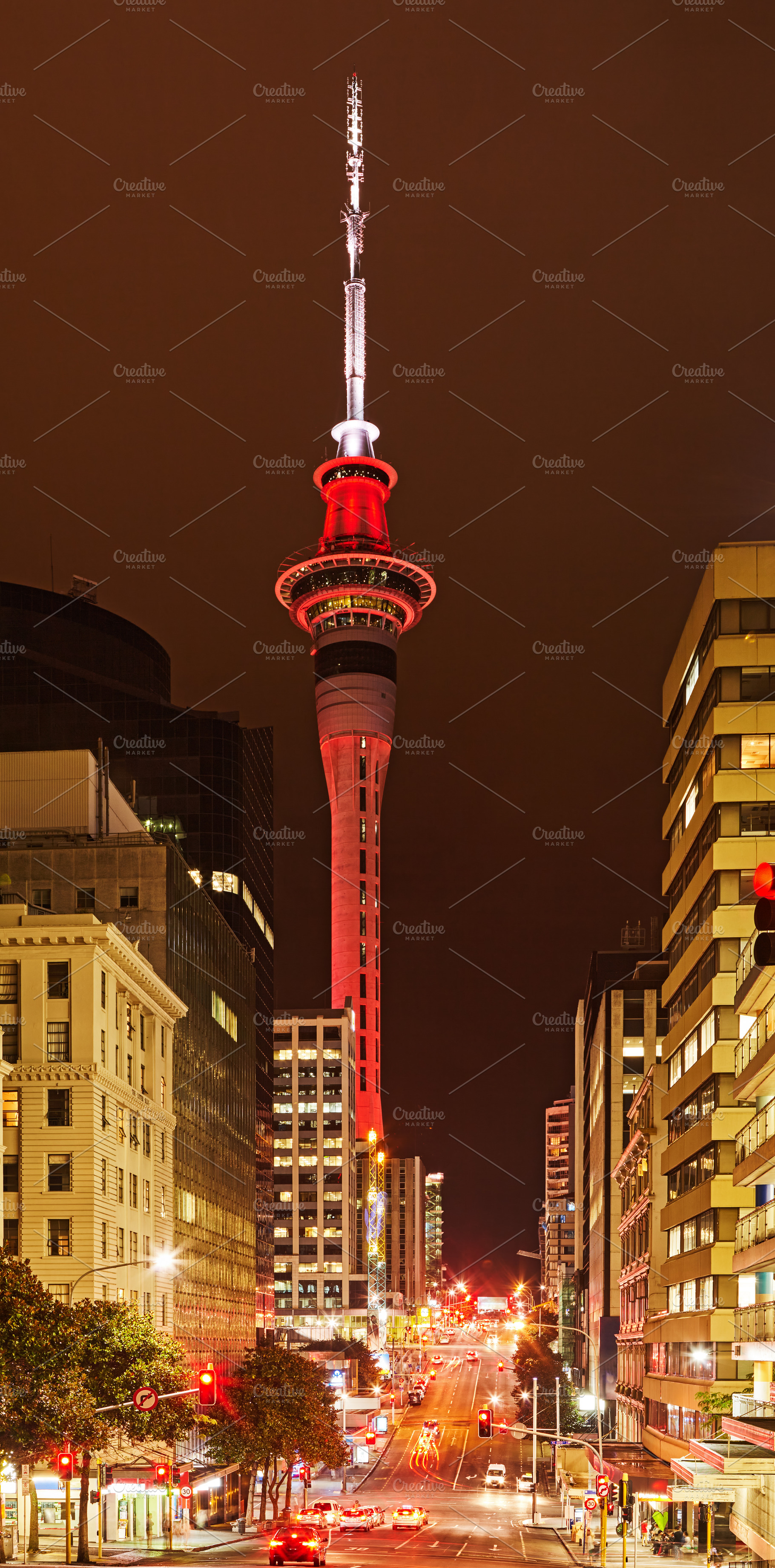 Sky Tower, Auckland, New Zealand, an Architecture Photo by Shop Name
