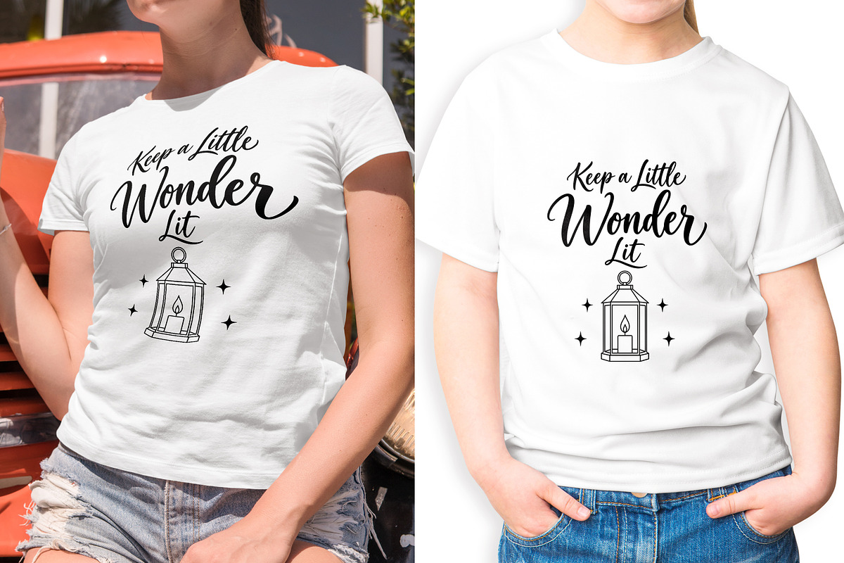 Keep a Little Wonder Lit SVG, an Object Illustration by Ghagra (Photo 3 of 6)