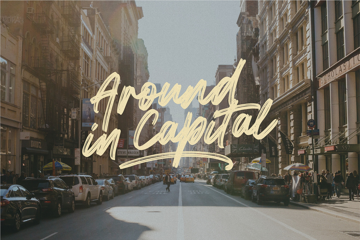 Besteam • A Brush Font preview 3