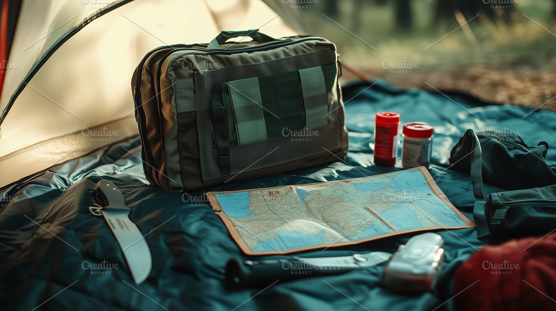 Survival and first aid kit, a Sports & Recreation Photo by MistyDay