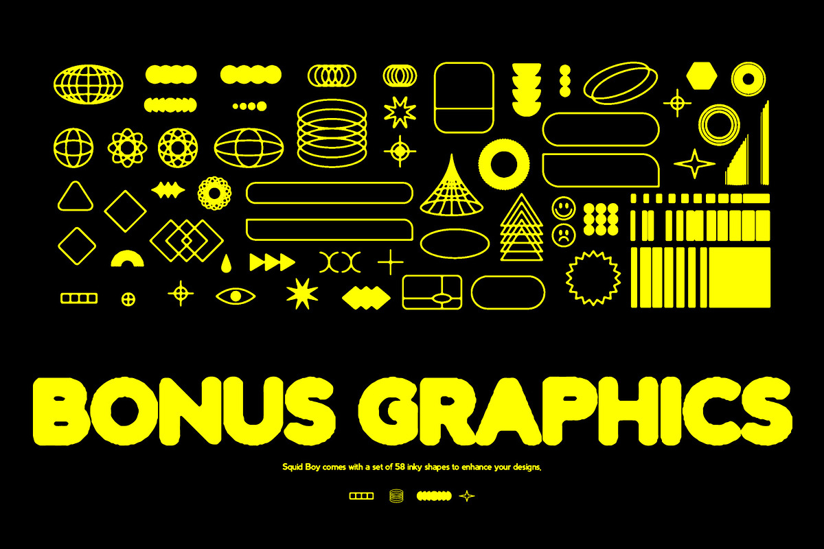 Squid Boy - Ink Bleed Sans Serif, a Font by Midnight Grim (Photo 3 of 10)