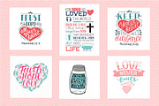 BUNDLE 62 colorful BIBLE VERSES, an Education Illustration by Ola-la-la (Thumbnail 2 of 16)