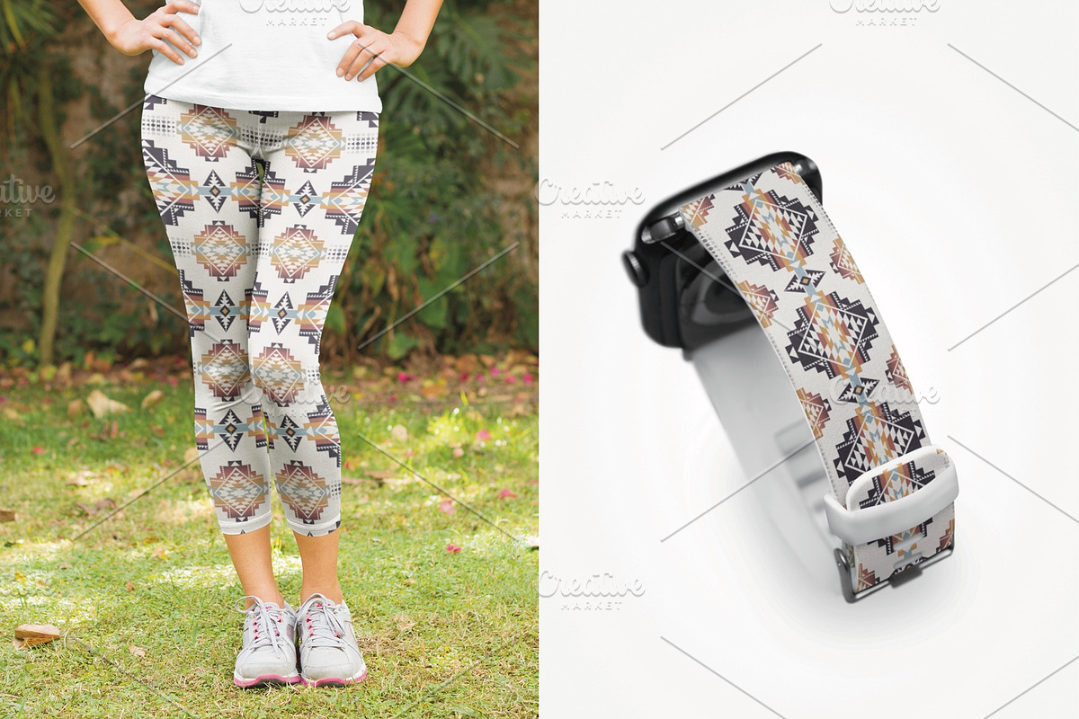 Beige Native American Pattern, a Pattern Graphic by PPEthnicDecorPattern (Photo 9 of 10)