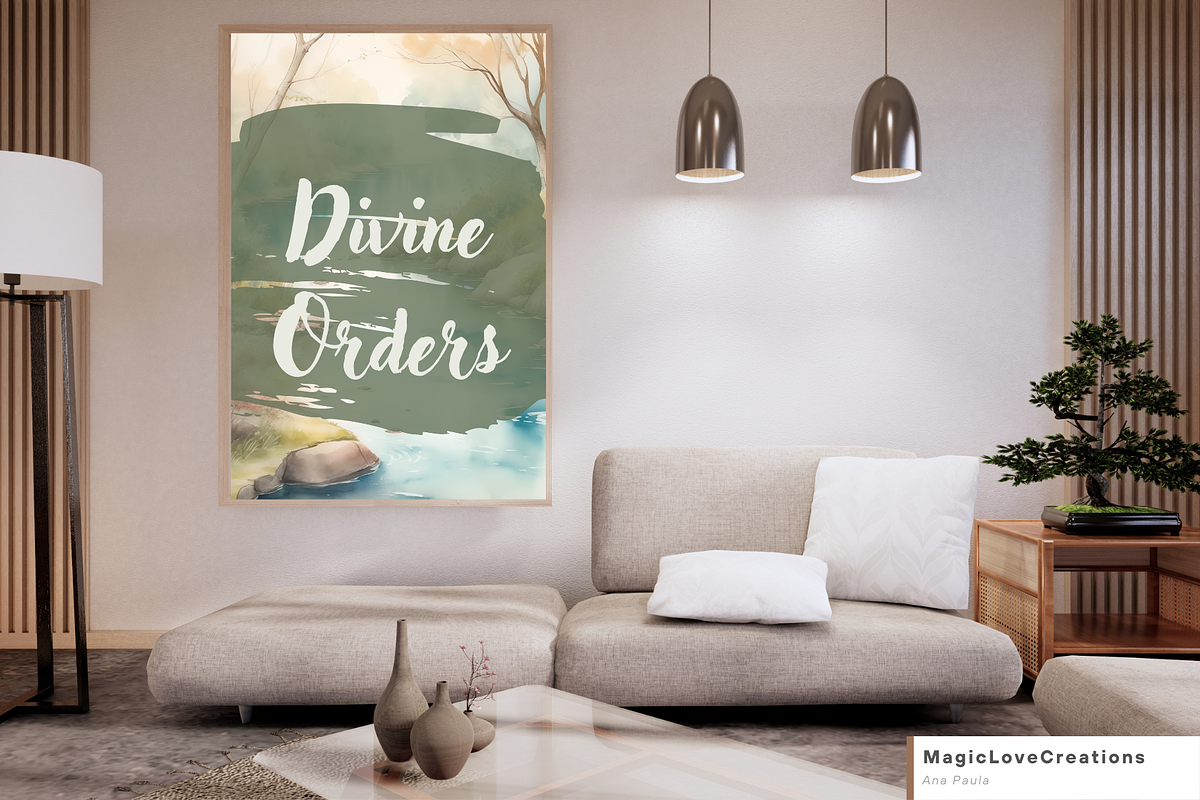 Spiritual Positive Quote Print Wall, a Poster Template by MagicLove Creations (Photo 8 of 10)