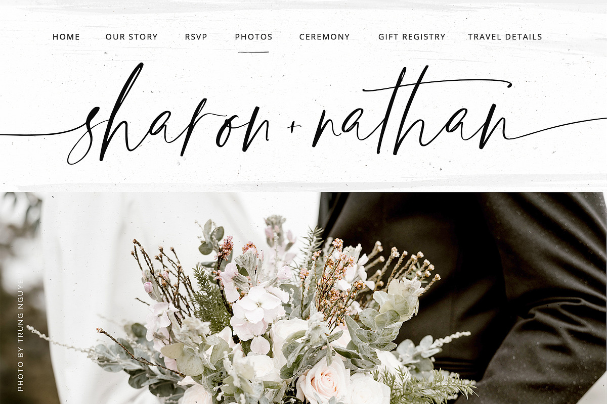 Wild Peonies | Stylish Modern Font, a Script Font by Pink Coffie (Photo 14 of 16)