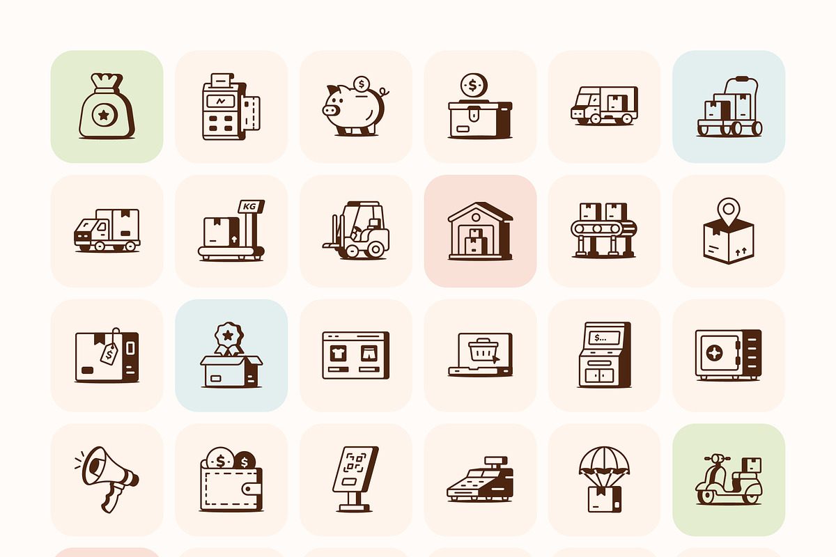 200 Lifestyle and Tech Icons, a Solid Icon by Prosymbols (Photo 9 of 9)