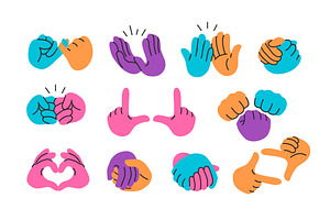 Hands holding together. High five, an Object Illustration by winwin.art