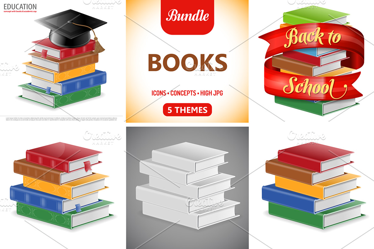 Books Themes, an Education Illustration by TAlex (Photo 1 of 6)