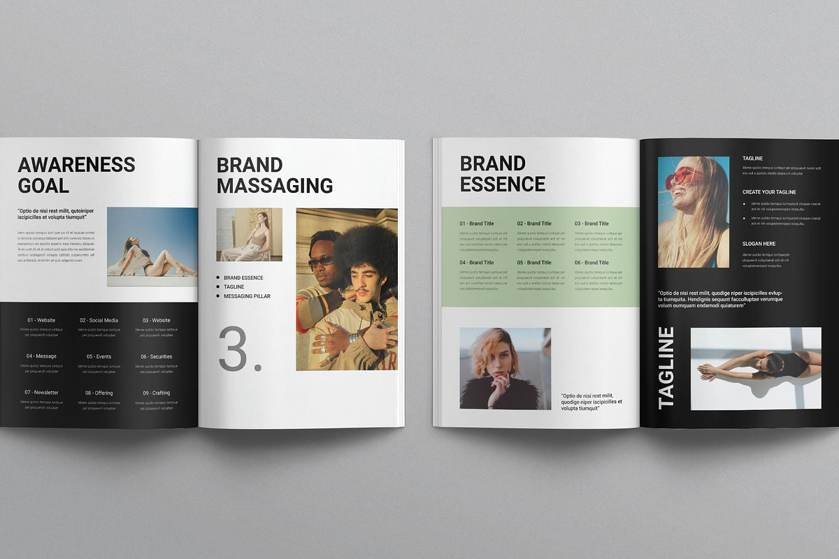 Brand Strategy Template, a Magazine Template by TemplatesForest