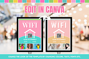 WiFi QR Code Sign - Pastel, a Flyer Template by SunshineStudioBoutique (Thumbnail 4 of 10)