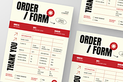 Cream Red Modern Purchase Order Form, a Flyer Template by Annora Studio (Thumbnail 6 of 6)