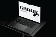 Obac-Geometric Stencil Display Font, a Sans Serif Font by Ebad Designs (Thumbnail 3 of 7)