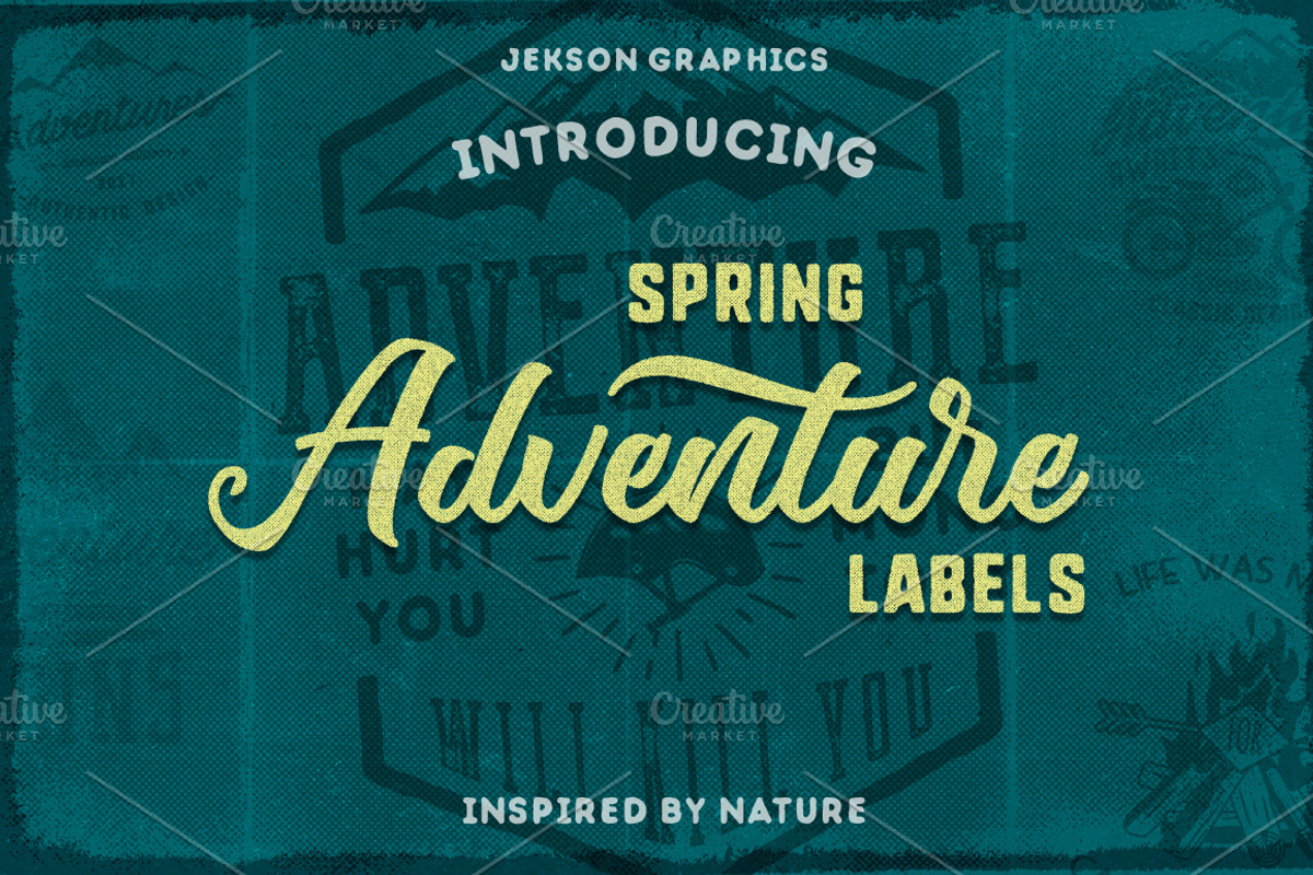 9 Adventure Logos & Tee Designs, an Object Graphic by JeksonGraphics (Photo 3 of 10)