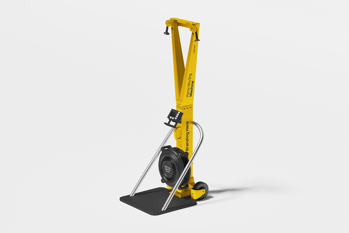 Hyrox Sky Erg Machine Mockup, a Merchandise Mockup by graphicook (Photo 2 of 4)