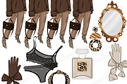 Trends Clipart, a Seasonal Illustration by GlamArtZhanna (Thumbnail 3 of 4)