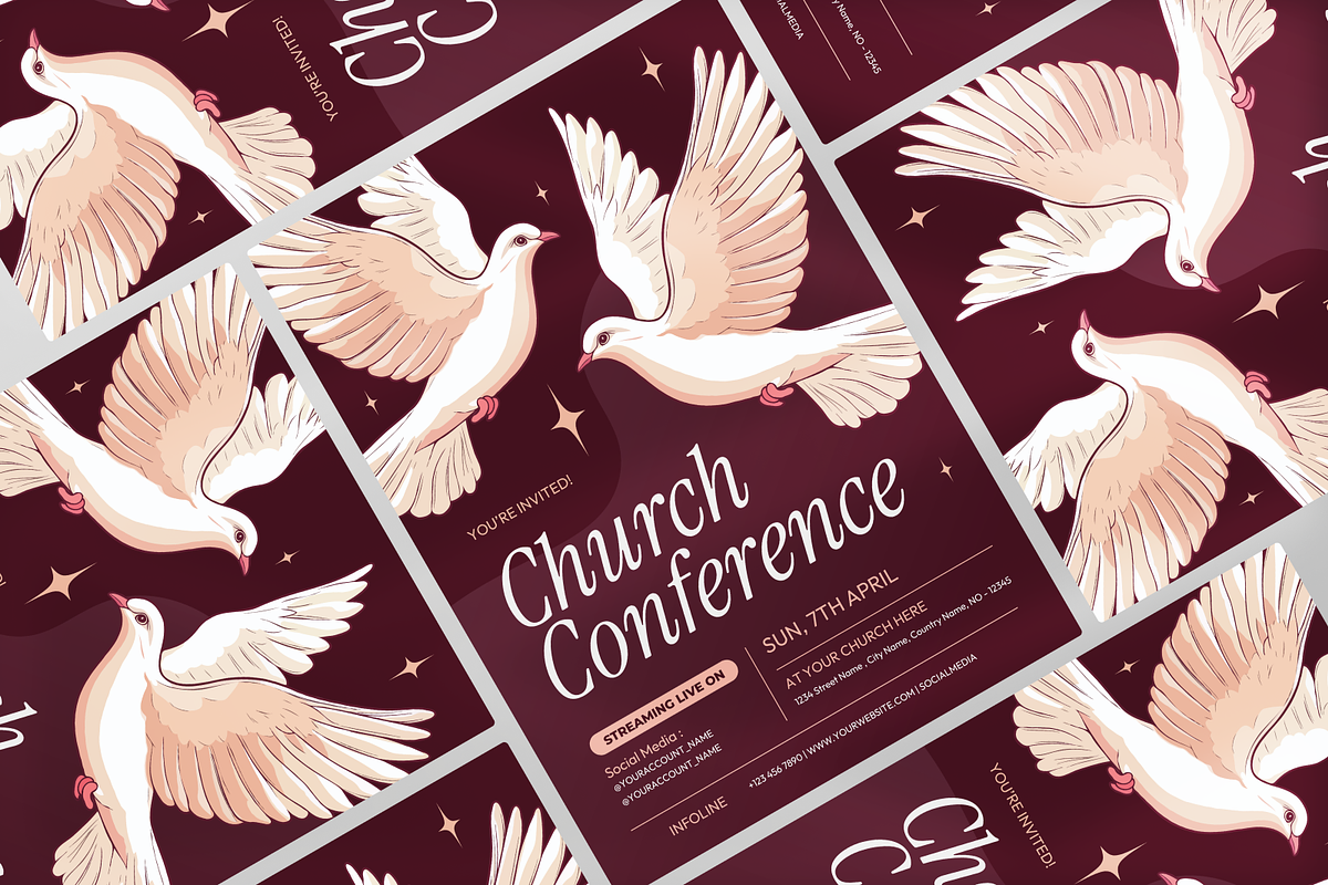 Church Conference Flyer, a Flyer Template by Annora Studio (Photo 3 of 5)