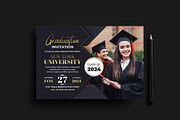 Graduation Invitation, an Invitation Template by AfzaalGraphics (Thumbnail 4 of 4)
