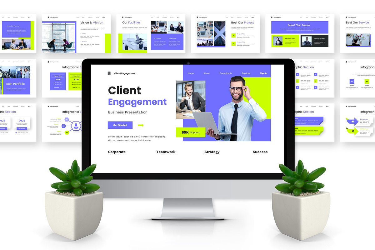Client Engagement - Business PPT preview 3
