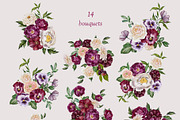 Mulberry Night Lace & Florals, a Seasonal Illustration by Catch the Dream Art (Thumbnail 3 of 14)