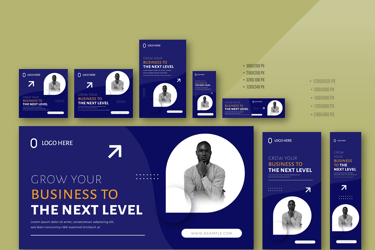 Creative Business Web Banner Design, an UI Kit Template by MightyDesign (Photo 2 of 6)