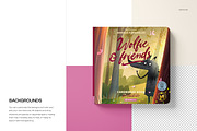 Cardboard Baby book Mockup Set, a Books & Magazine Mockup by creatsy5 (Thumbnail 12 of 14)