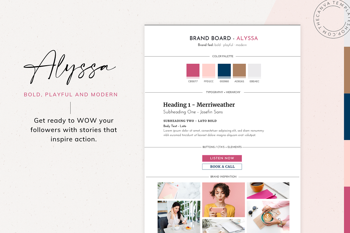 Alyssa IG Story Canva Templates, a Social Media Template by The Canva Template Shop (Photo 7 of 7)