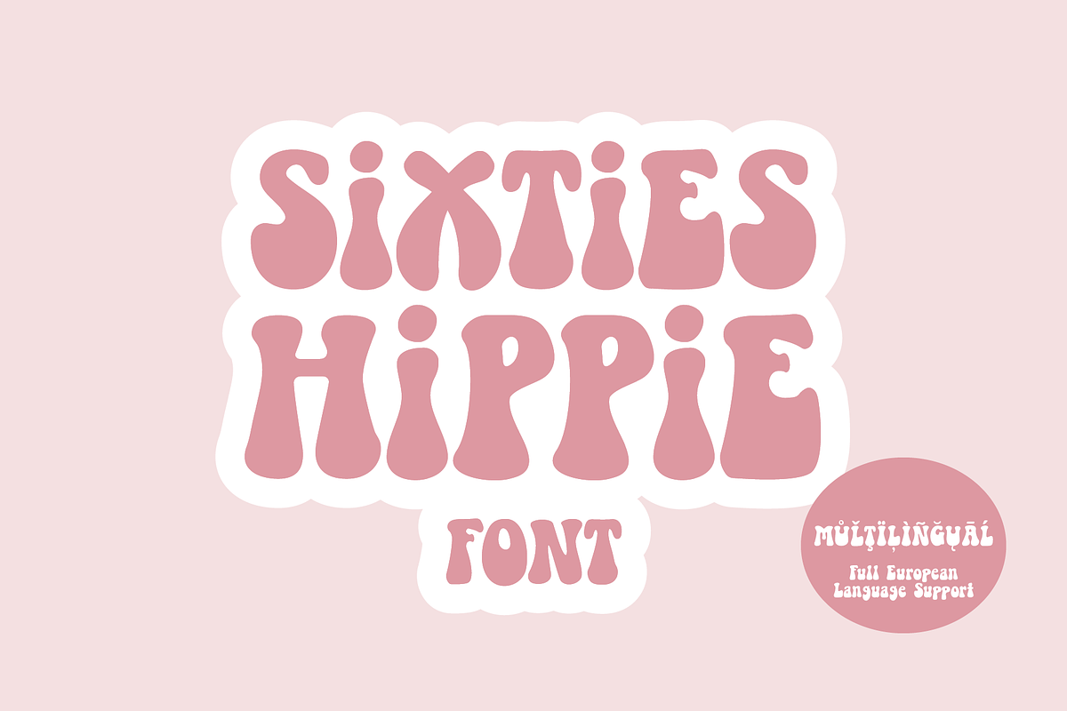 The best Sixties Hippie Font, a Sans Serif Font by Little Type Factory (Photo 1 of 12)
