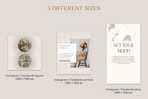 Neutral Instagram Template Canva